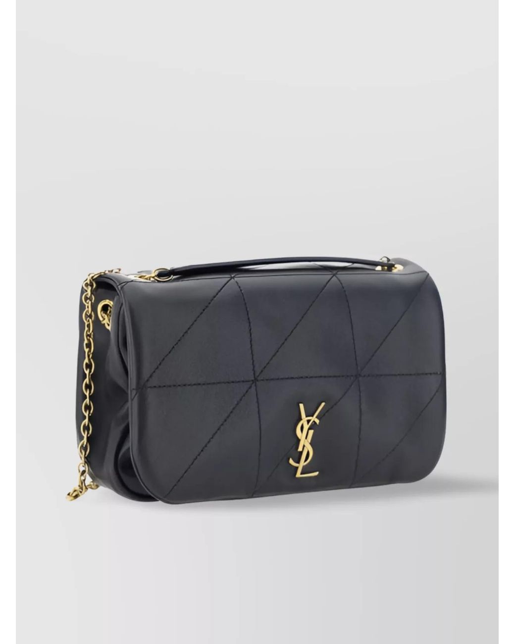 Saint Laurent Blue Jamie Mini Lamb Leather Shoulder Bag
