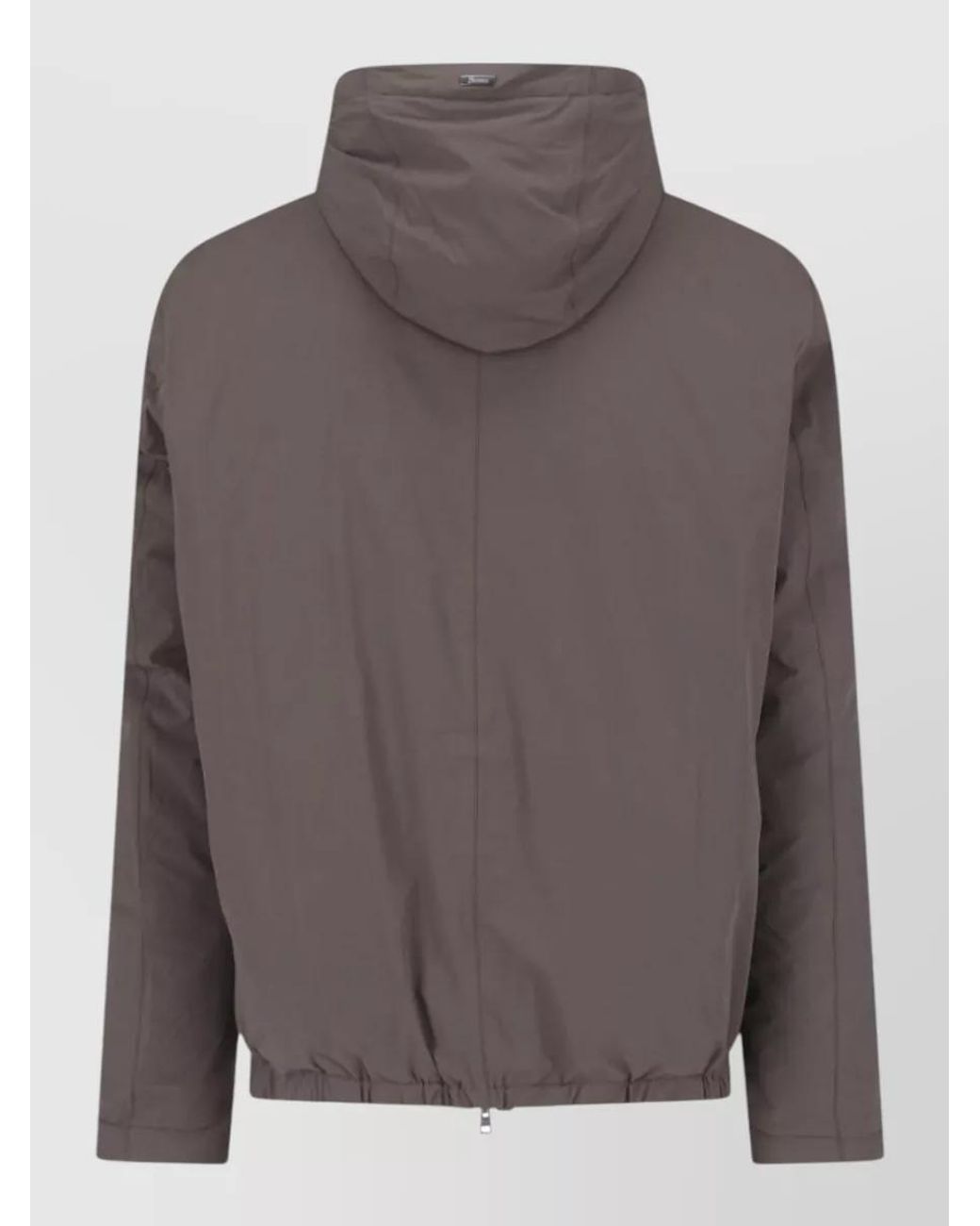 Herno Gray Raincoat for men