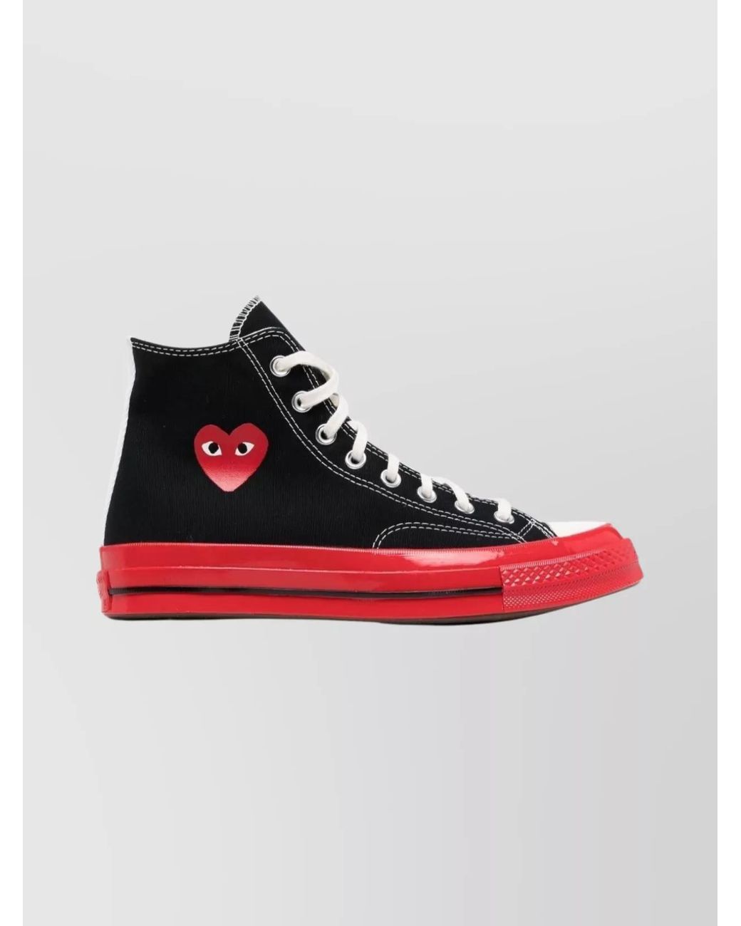 COMME DES GARÇONS PLAY Red High-Top Sneakers for men