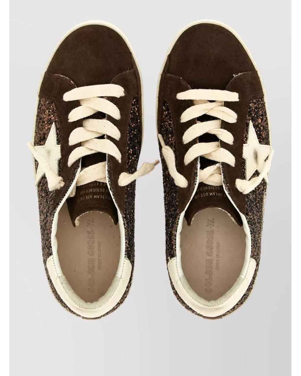 Golden Goose Deluxe Brand Multicolor Glitter Panel Low-Top Sneakers