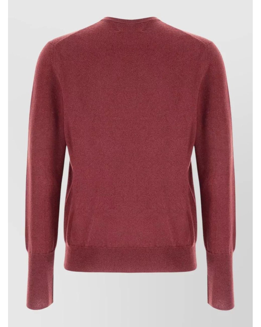Ballantyne Red Cashmere Jumper for men