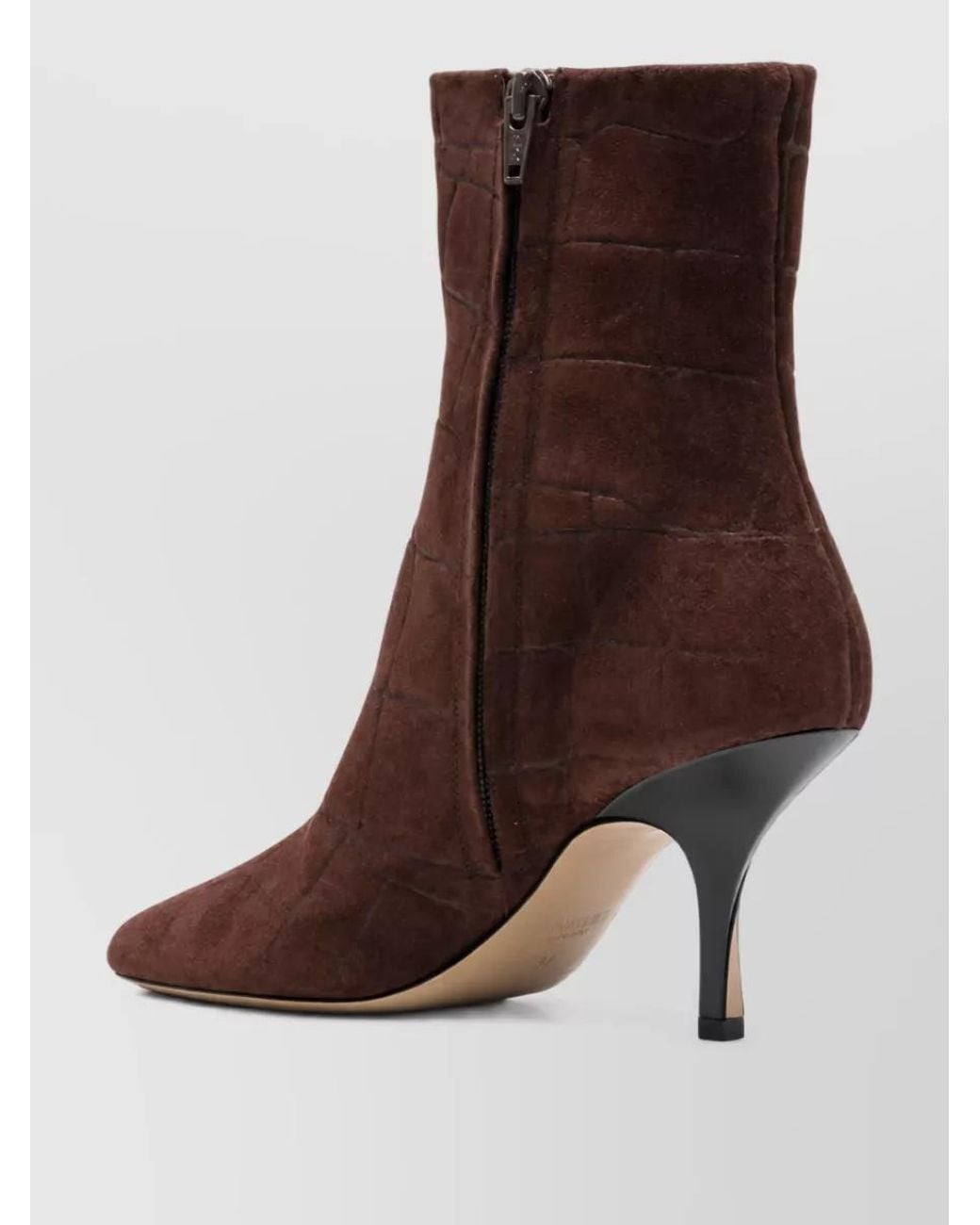 Jacquemus Brown Suede Leather Ankle Boots