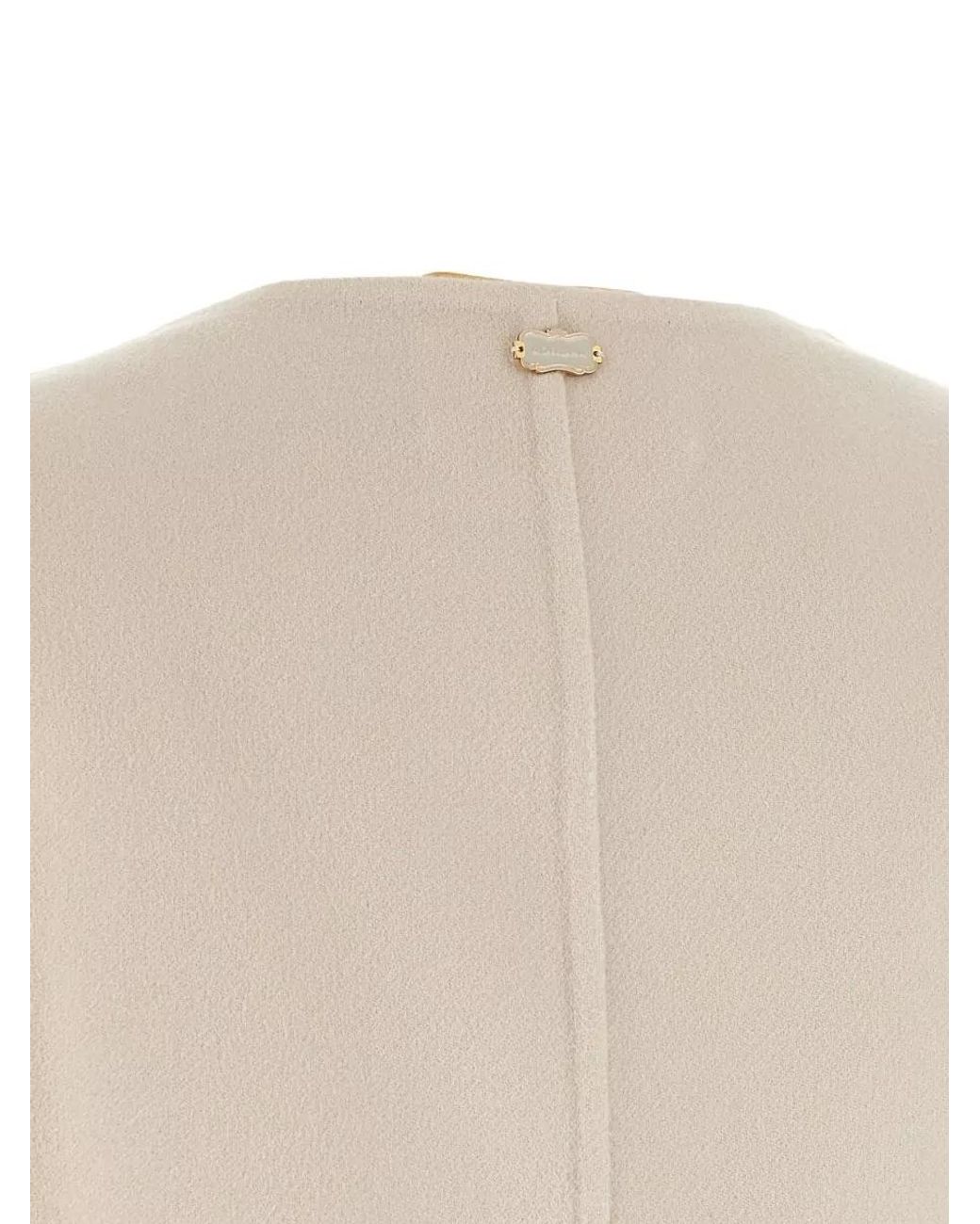 Agnona Natural Cashmere Belted Long Vest