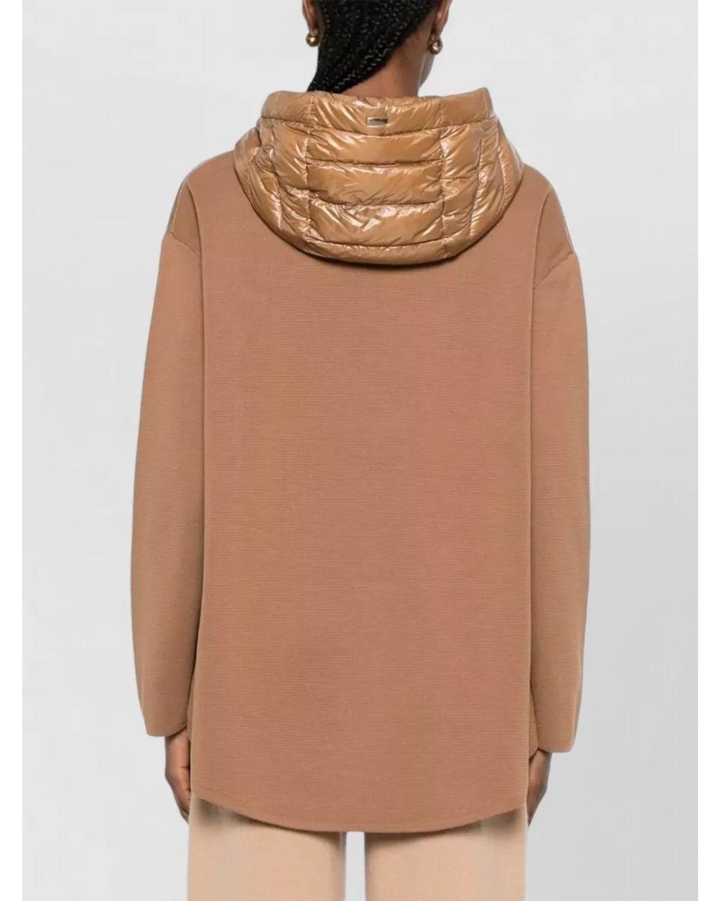Herno Natural Down Hooded Puffer Jacket