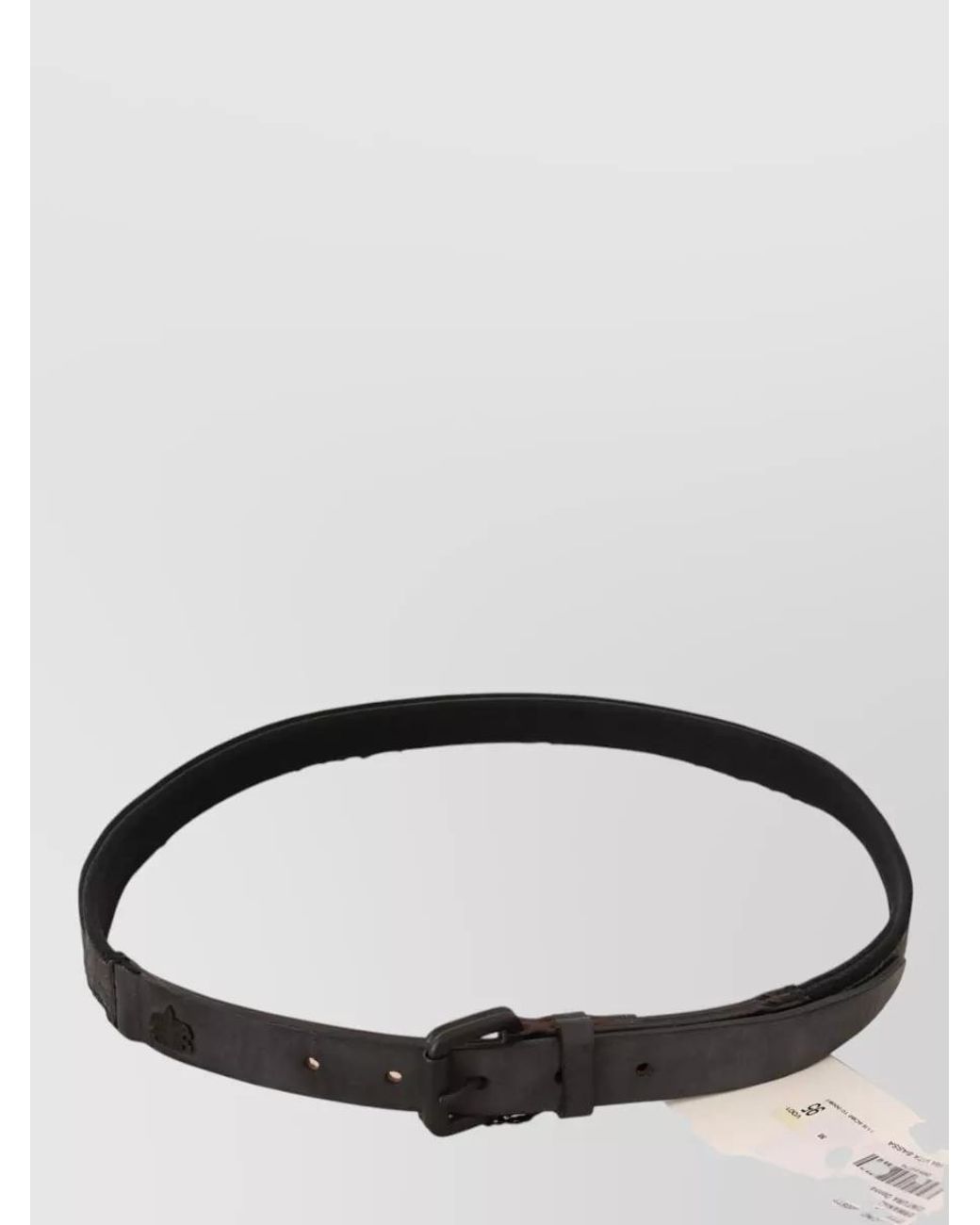 Ermanno Scervino Brown Leather Logo Buckle Belt