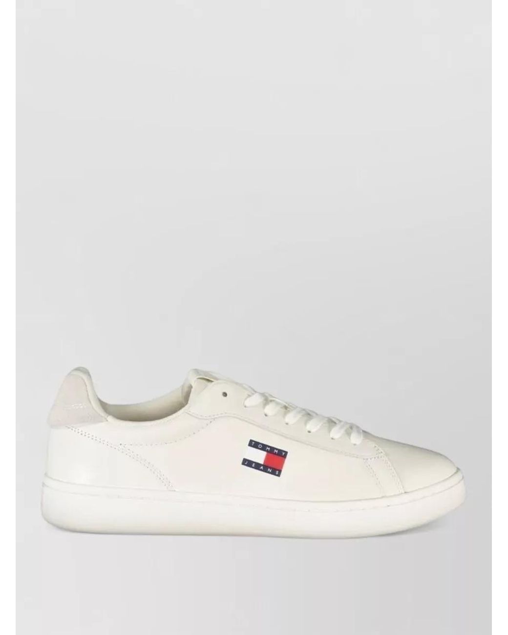 Tommy Hilfiger Natural Leather Low-Top Sneakers for men