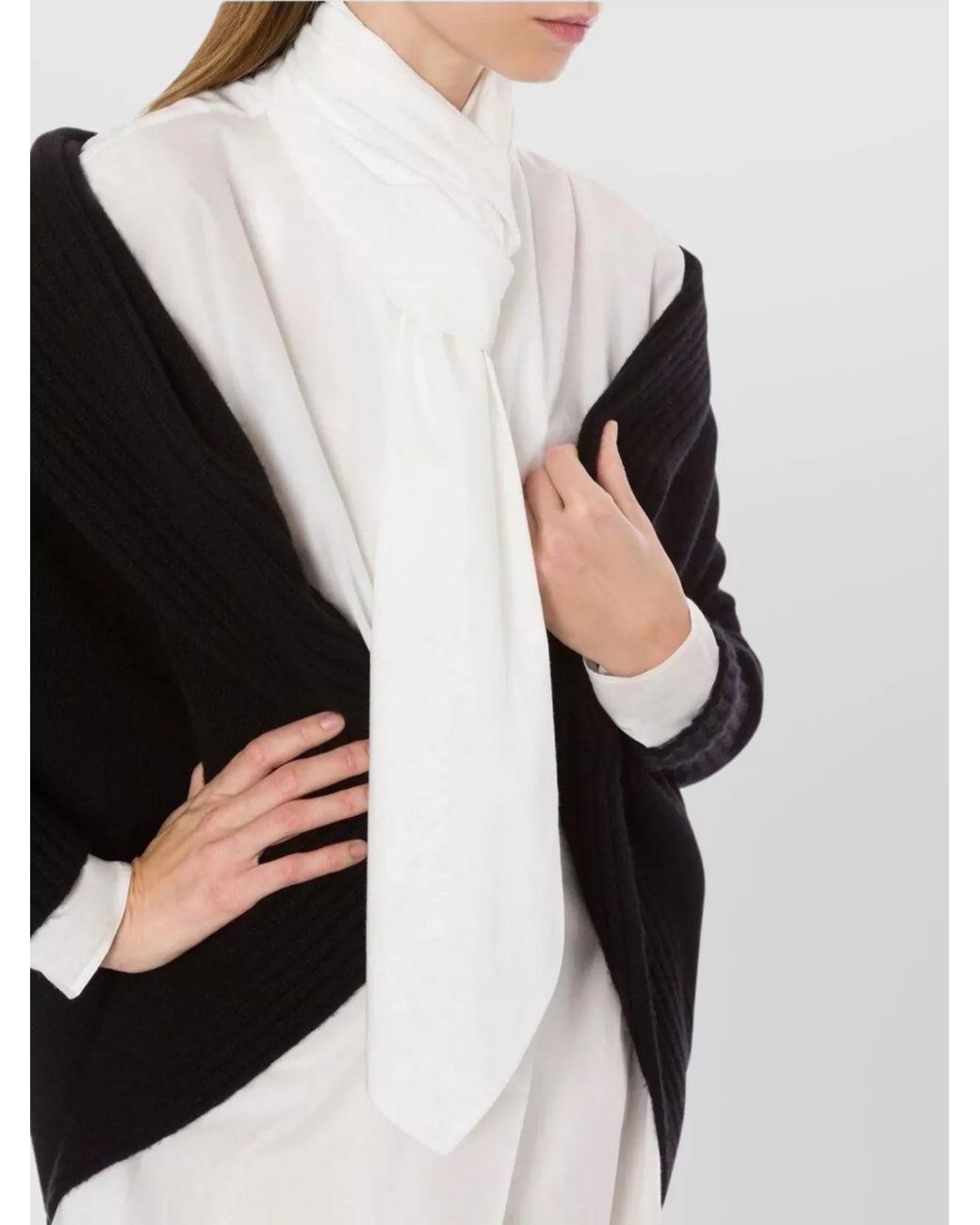 Alberta Ferretti White Cotton Shirt
