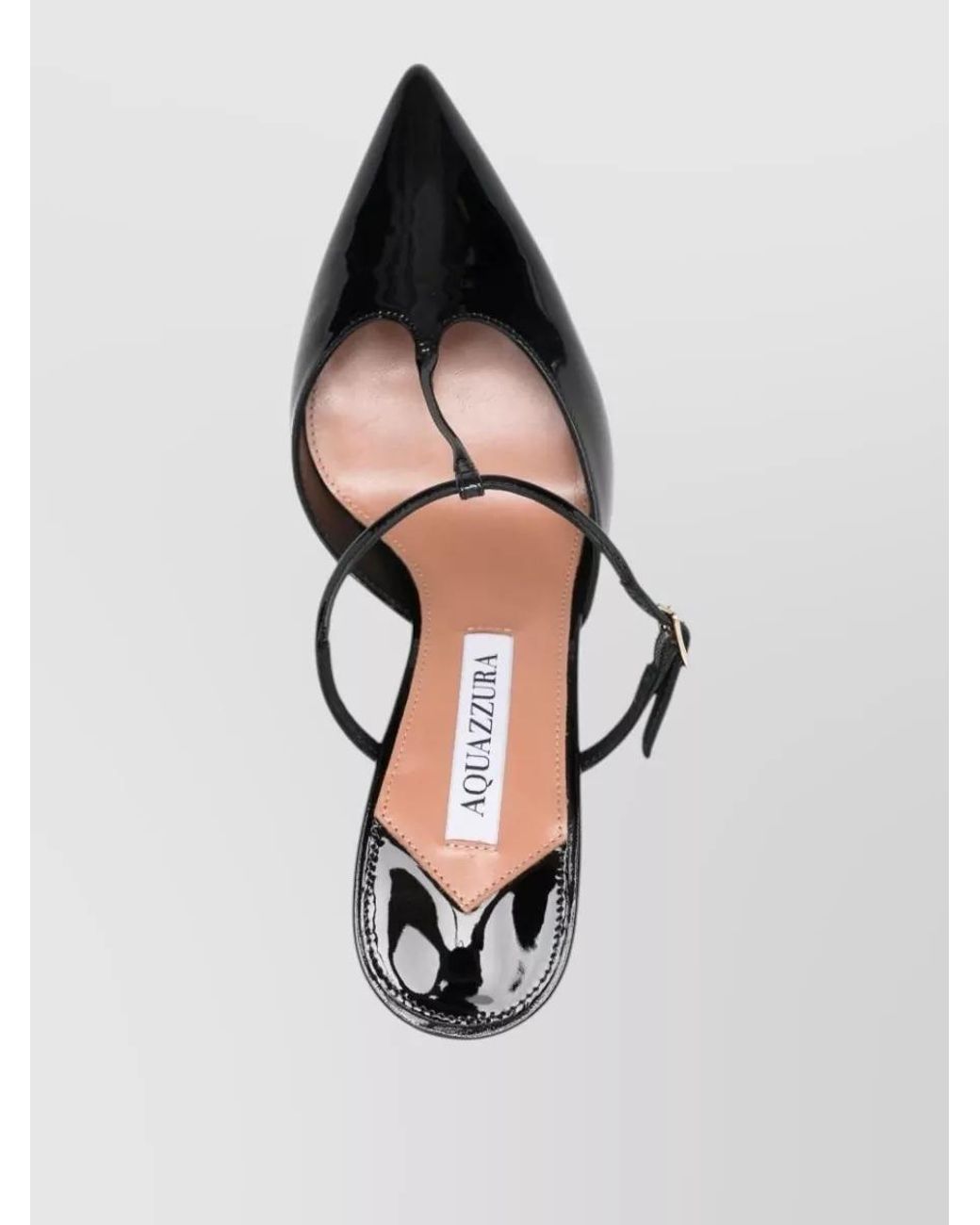 Aquazzura Multicolor Patent Leather T-Strap Mules