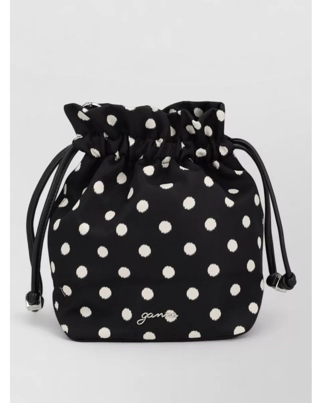 Ganni Black Bou Bucket Bag