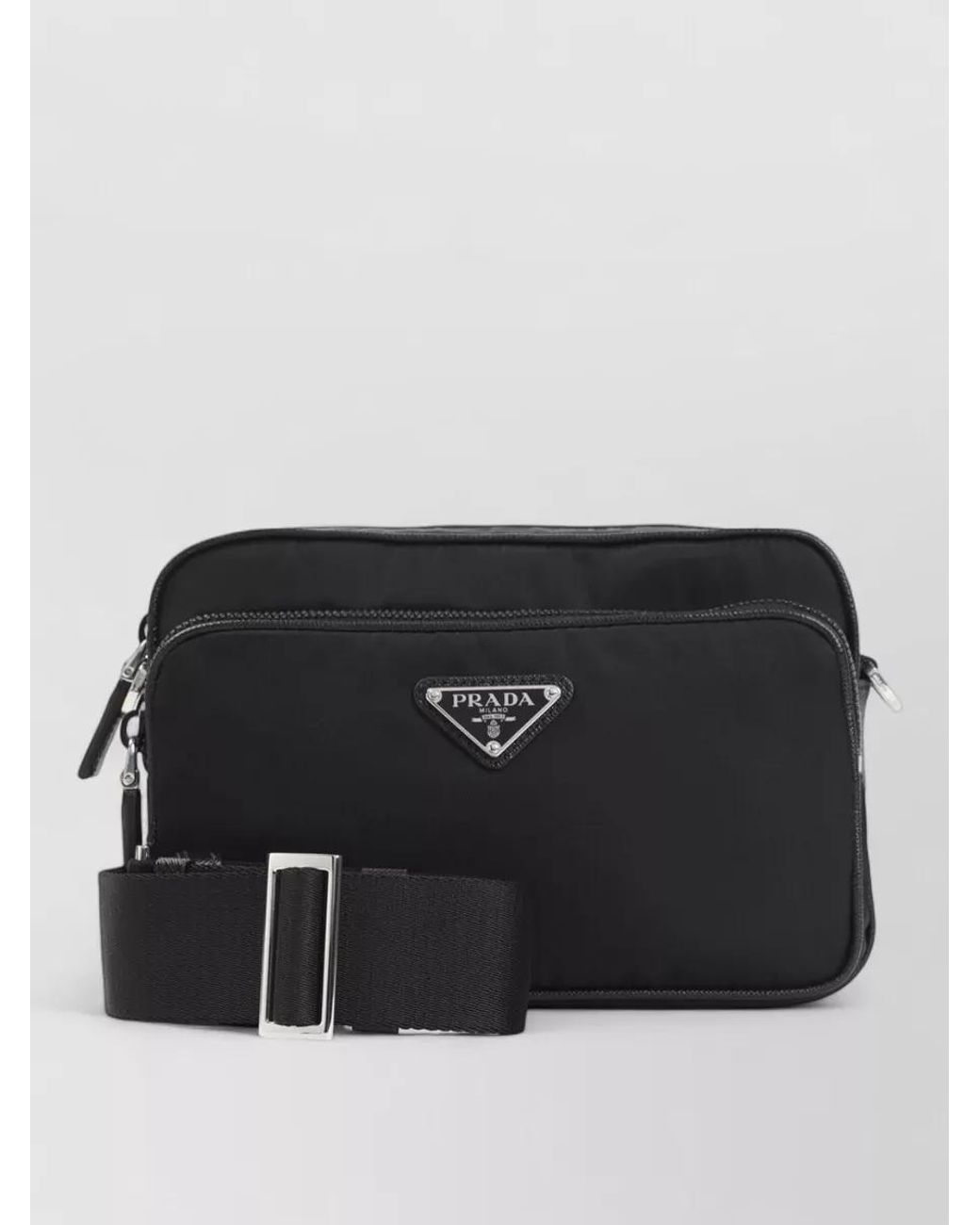 Prada Black Recycled Polyamide Crossbody Bag for men