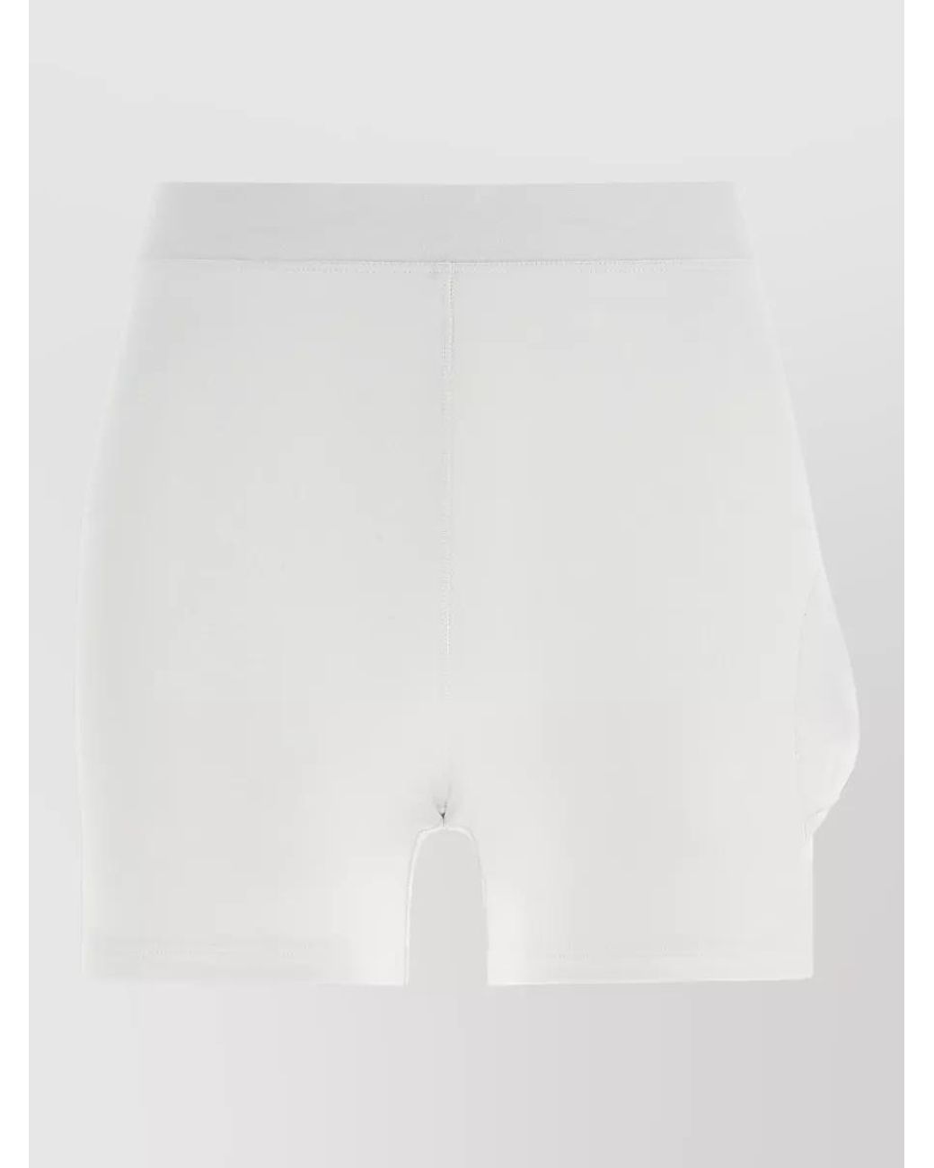 Brunello Cucinelli White Logo Embroidery Cotton Mini Dress