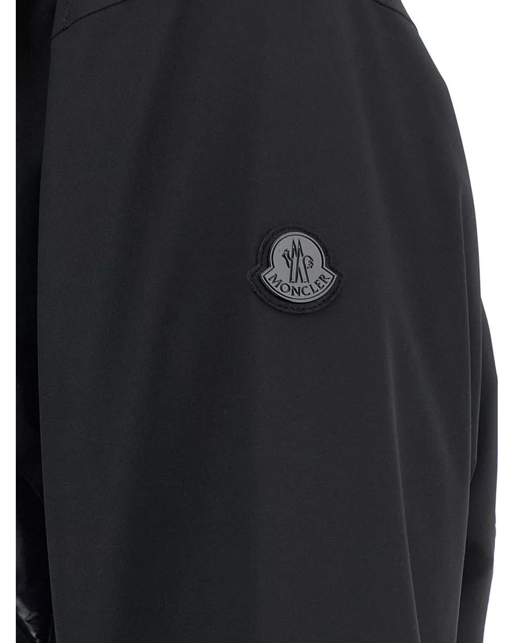Moncler Genius Blue Down Hooded Puffer Jacket for men