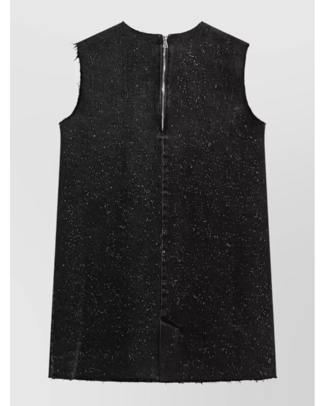 NAMACHEKO Black Denim Mini Dress