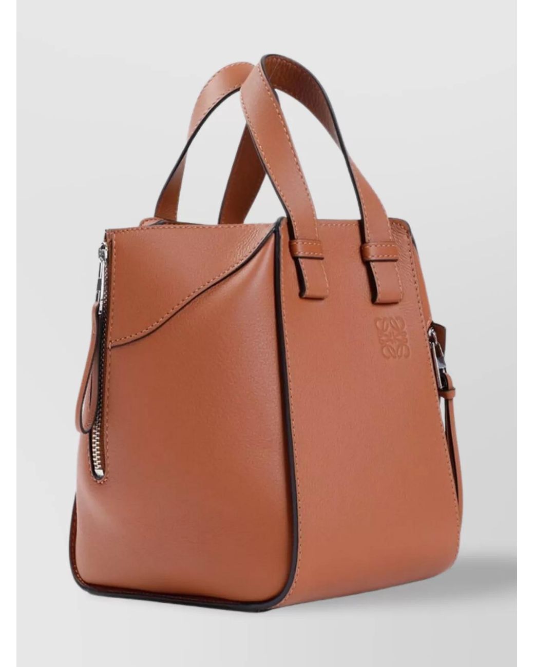 Loewe Brown Compact Shoulder Bag Hammock Style for men