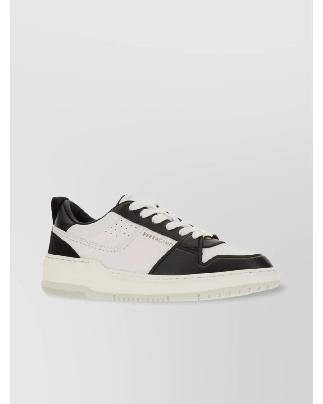 Ferragamo Multicolor Leather Low-Top Sneakers