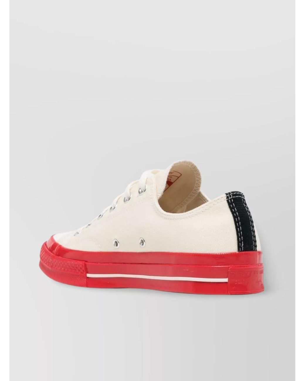 COMME DES GARÇONS PLAY Pink Logo-Print Low-Top Sneakers for men