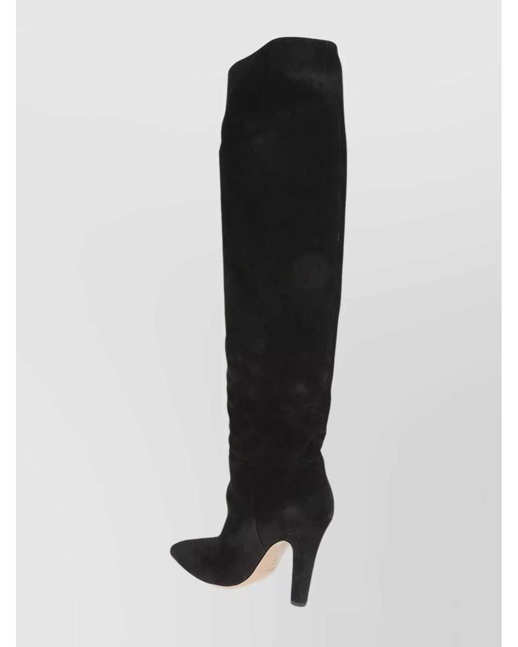 Paris Texas Black Leather Elsa Knee-High Boots