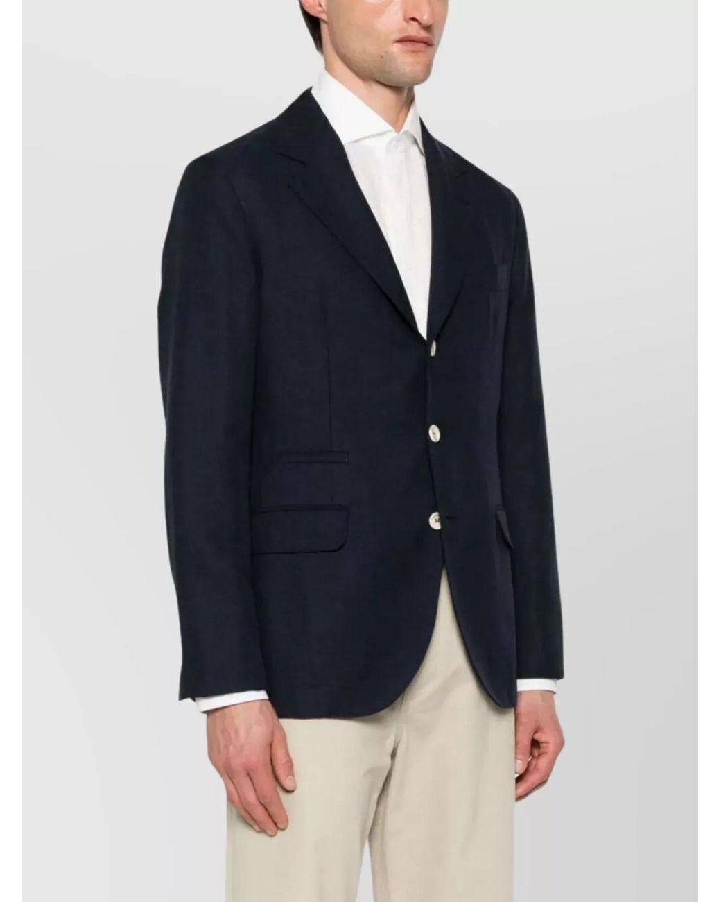 Brunello Cucinelli Blue Blazer for men