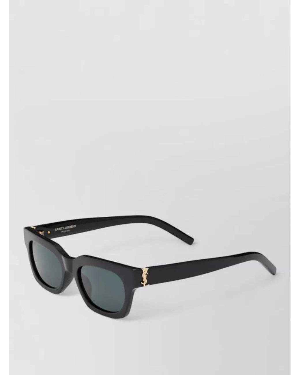 Saint Laurent Gray Acetate Sunglasses