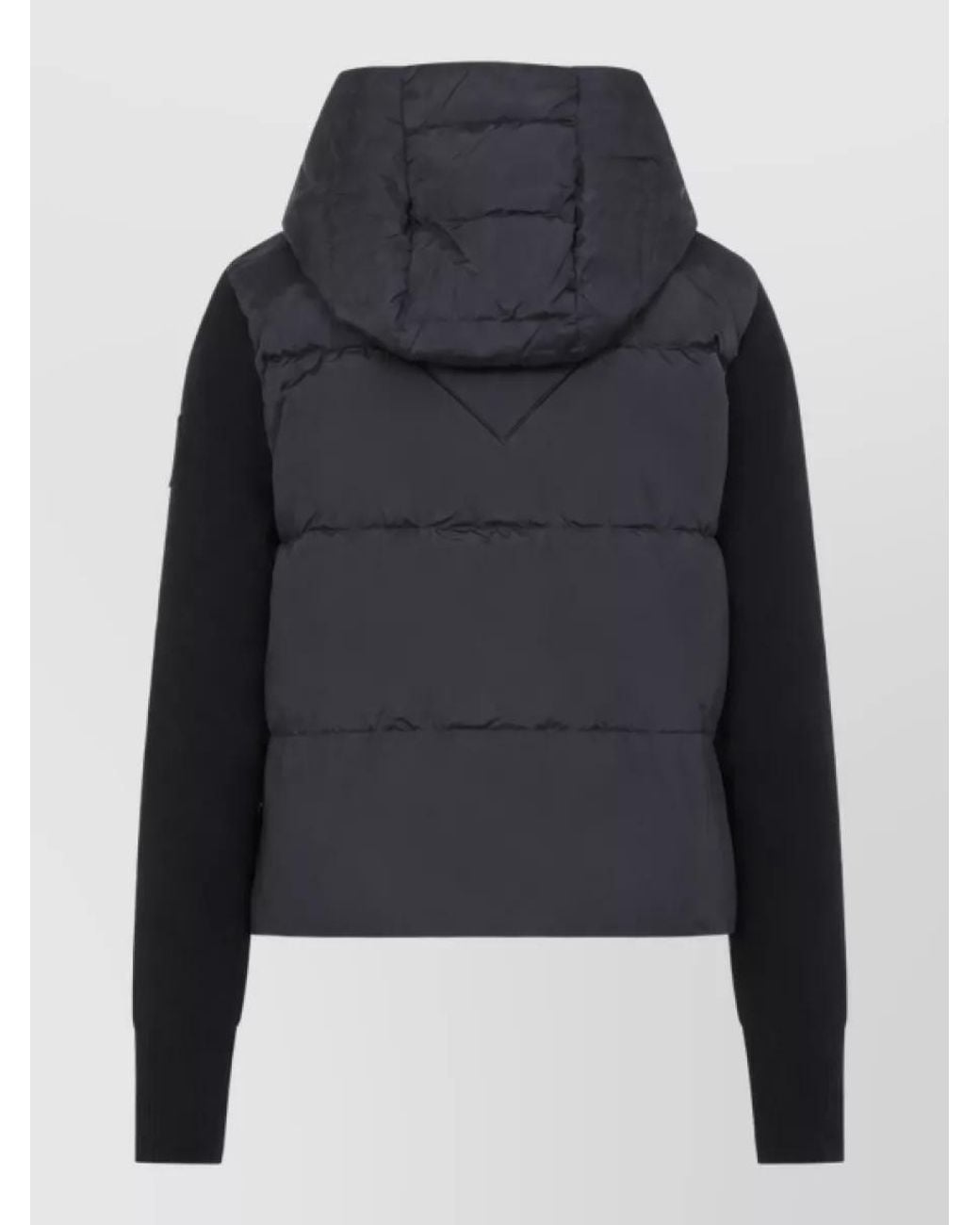 Canada Goose Black Down Slim-Fit Quilted Hoodie