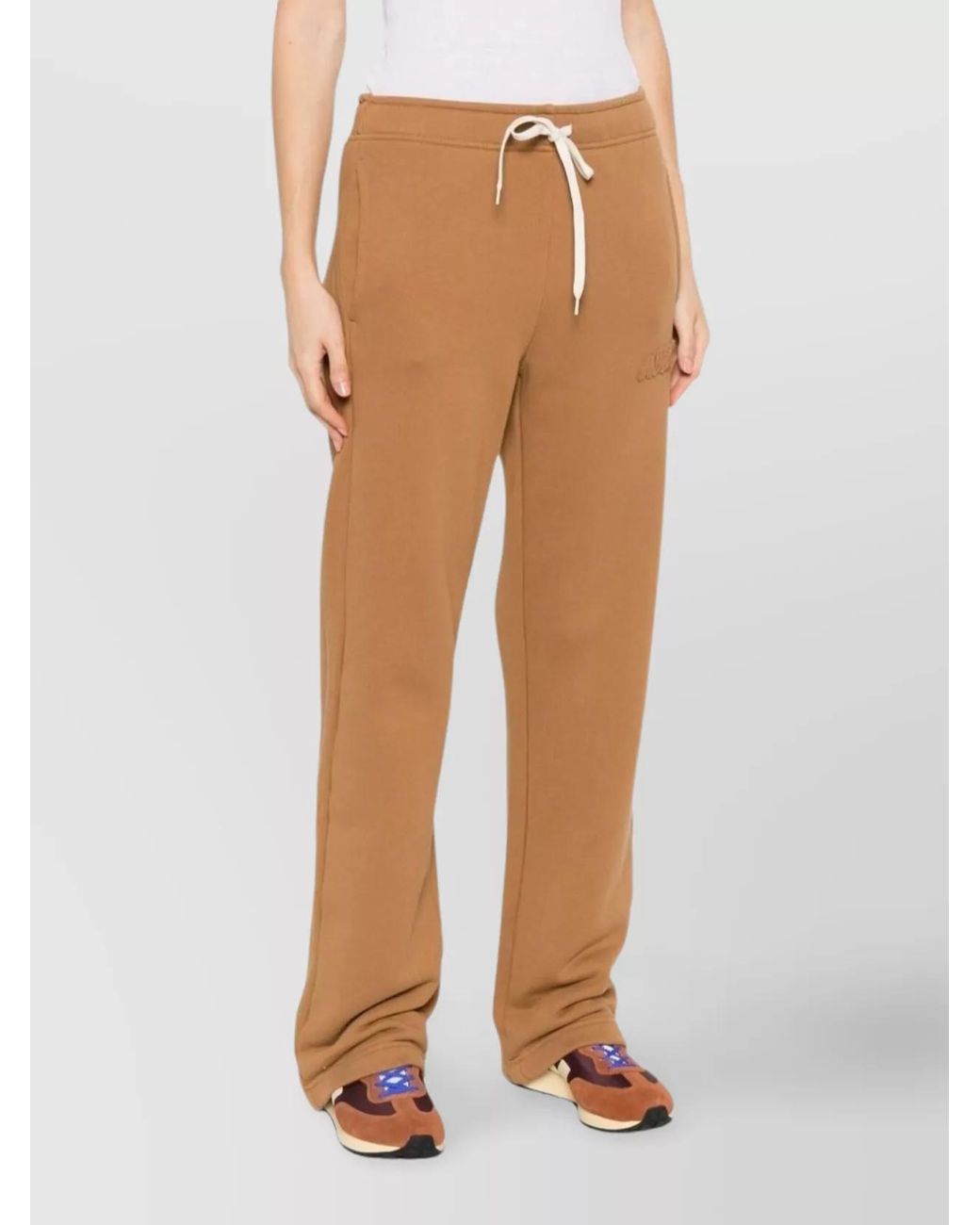 Autry White Straight Leg Cotton Track Pants
