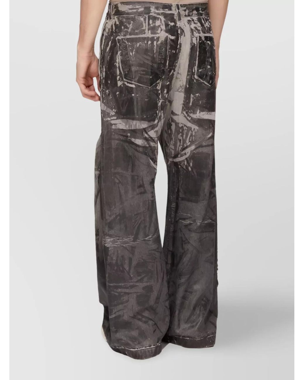 Rick Owens Multicolor Denim Wide-Leg Trousers for men