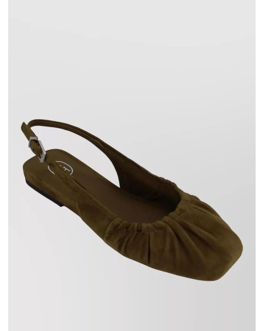 Ash Multicolor Leather Slingback Ballerina Shoes