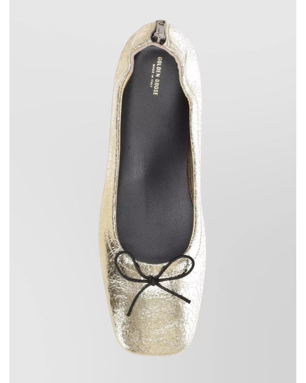 Golden Goose Deluxe Brand Multicolor Leather Zip Ballerina Shoes