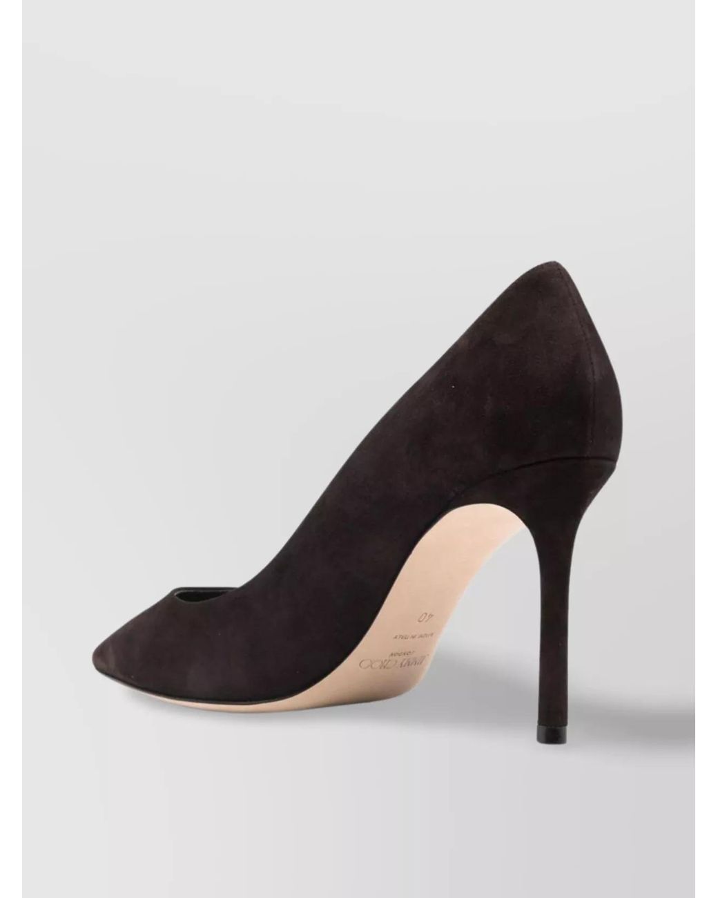 Jimmy Choo Multicolor 85 Mm Heel Pointed Suede Pumps