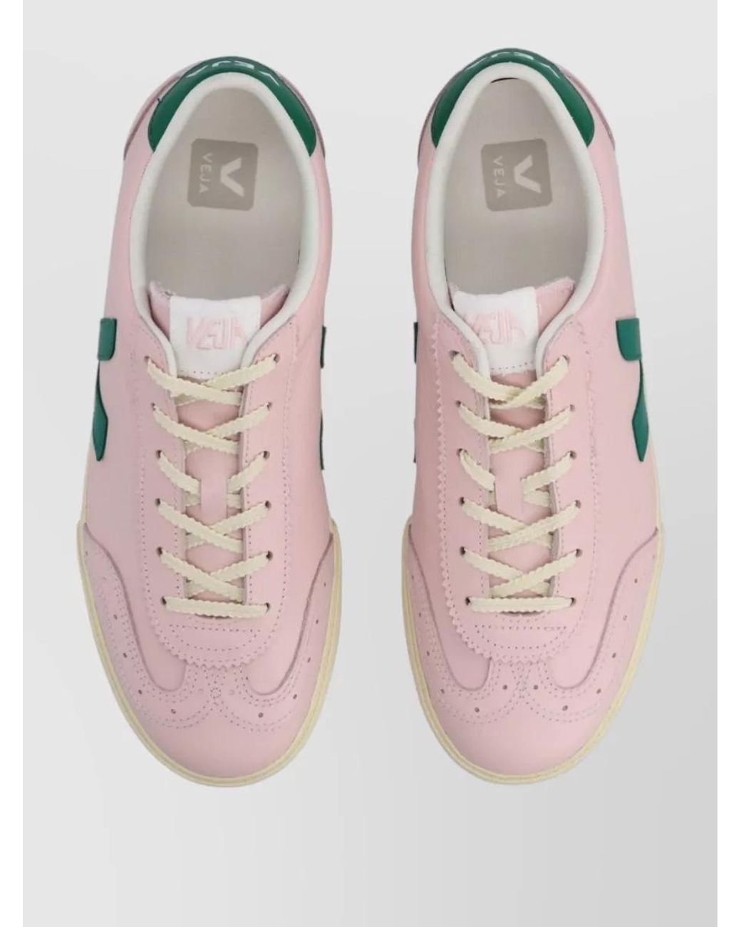 Veja Natural Leather Volley Low-Top Sneakers
