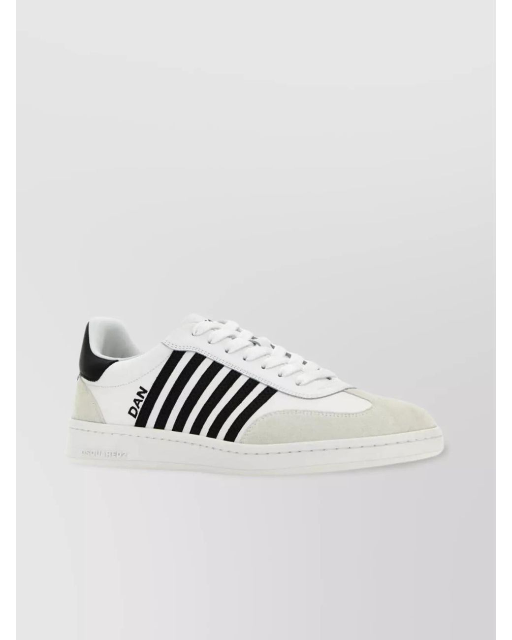 DSquared² White Leather Low-Top Sneakers for men