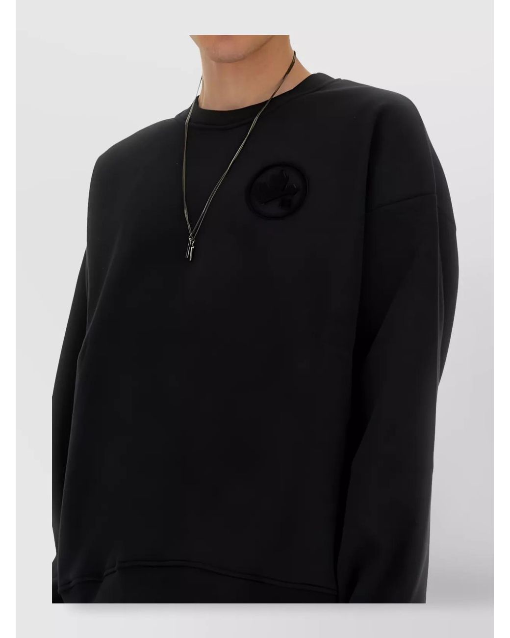 DSquared² Black Relaxed-Fit Sweatshirt for men
