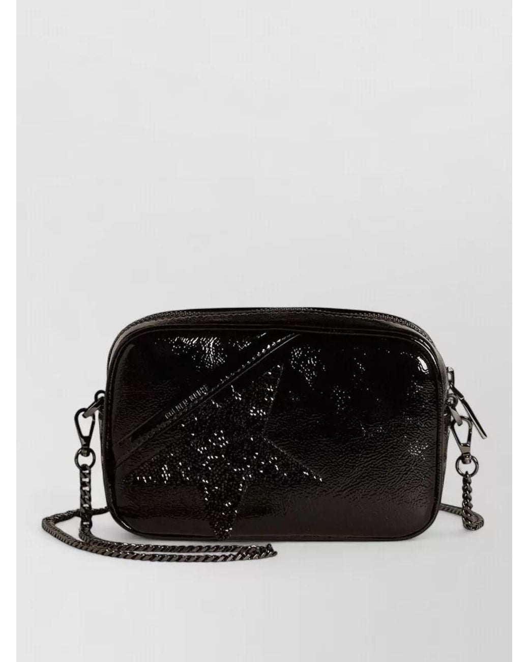 Golden Goose Deluxe Brand Black Mini Star Mini Leather Crystal-Embellished Shoulder Bag