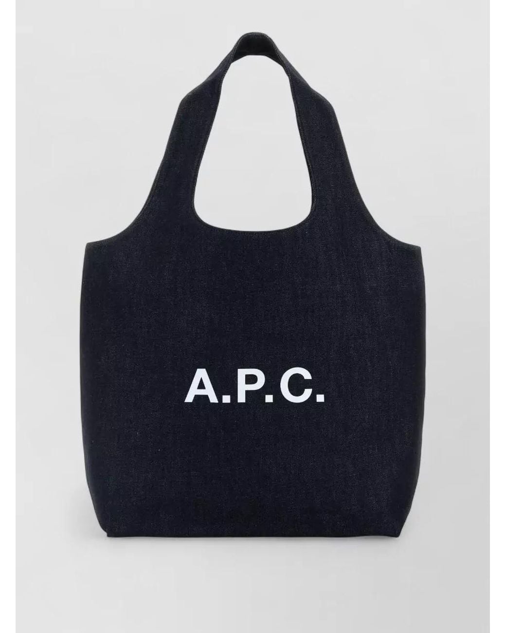 A.P.C. Blue Denim Ninon Shopping Bag