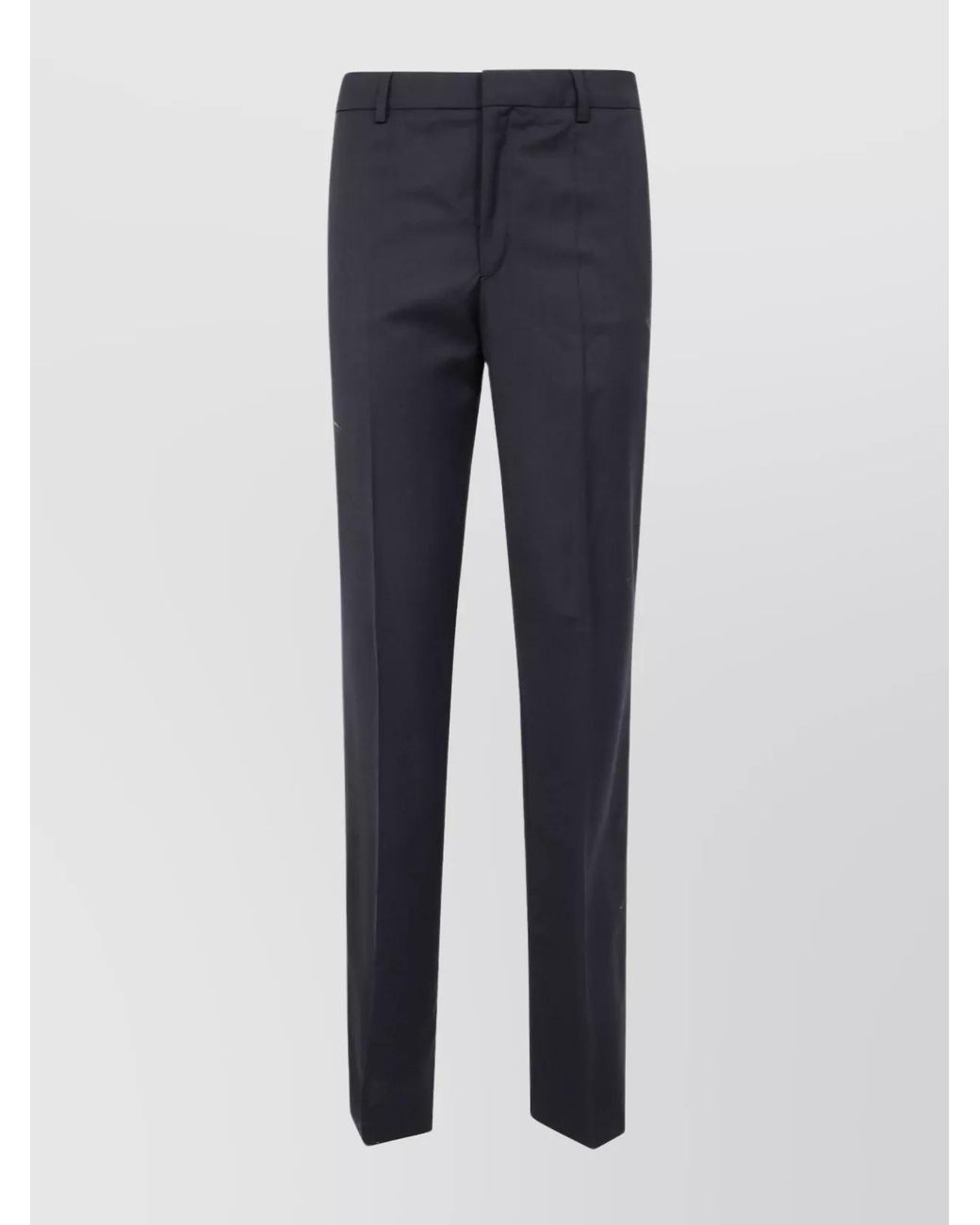 Filippa K Blue Wool Straight-Leg Trousers