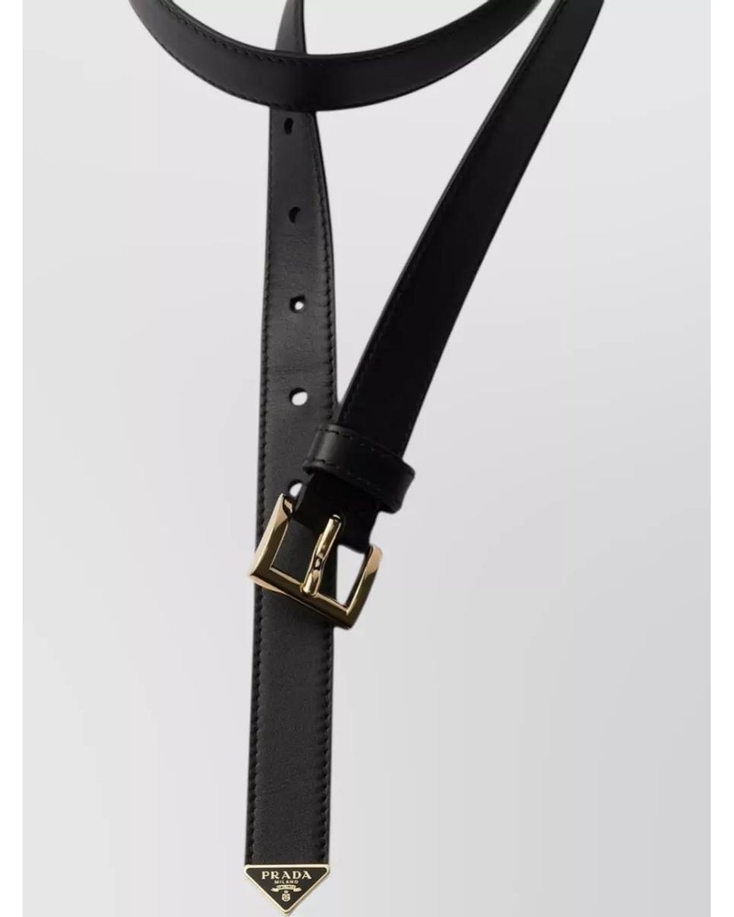 Prada Multicolor Leather Slim Belt