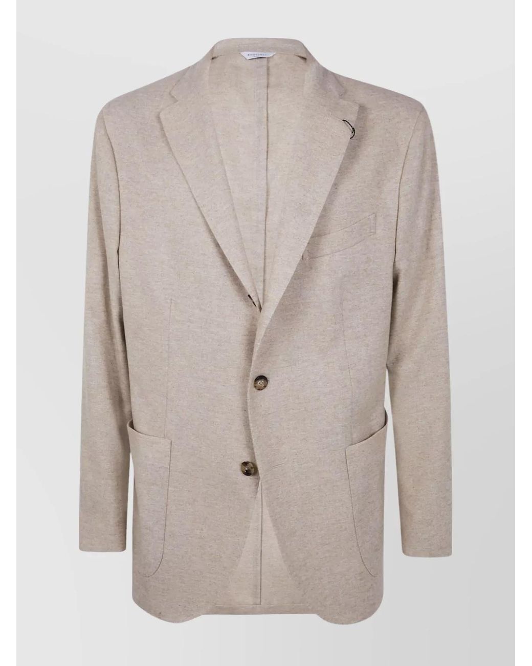Boglioli Natural Wool Blend Jacket for men