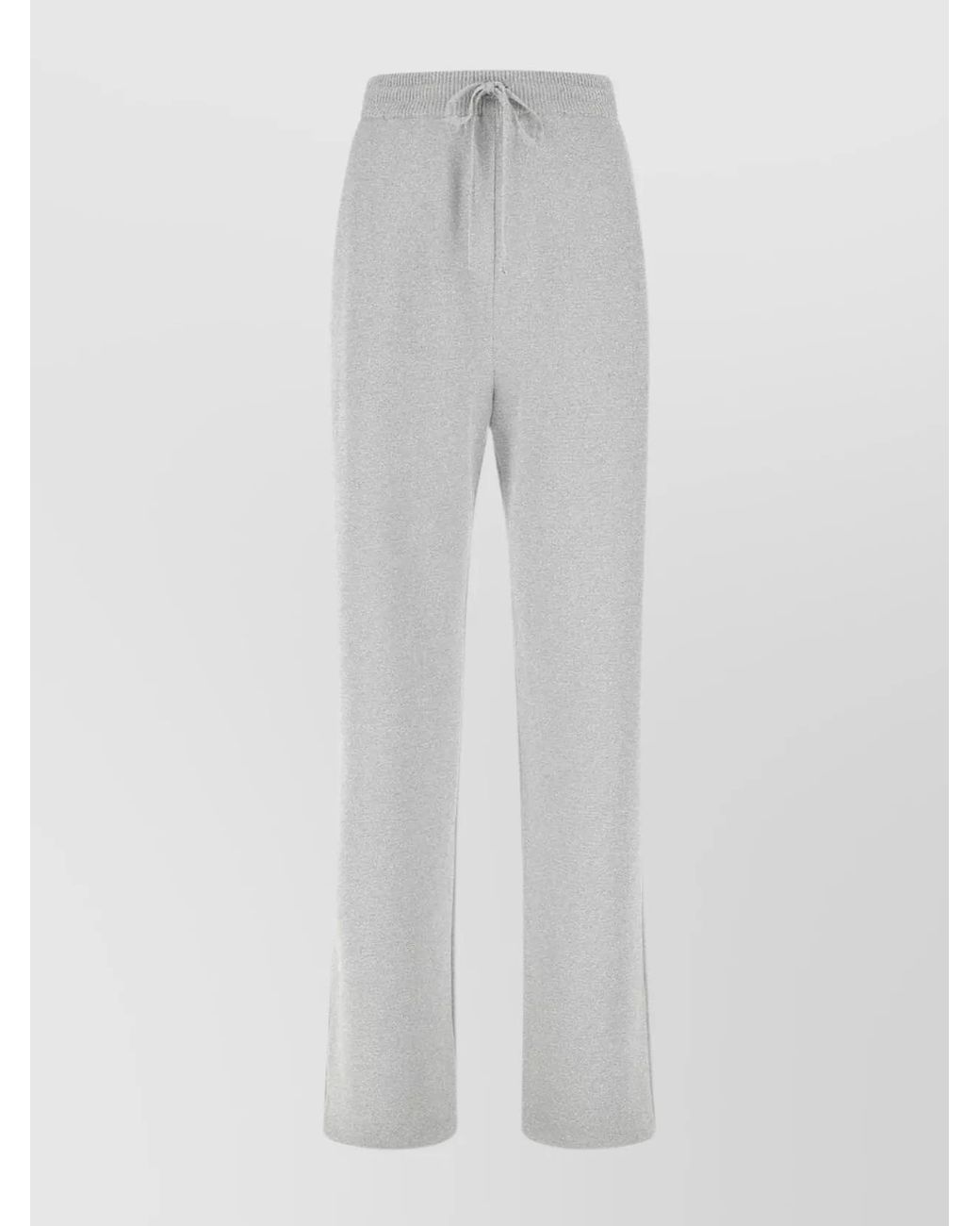 Prada White Cashmere Track Pants