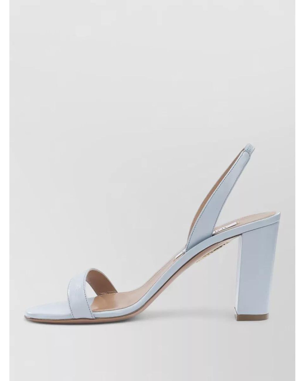 Aquazzura Multicolor Leather So Nude Block 85Mm Sandals