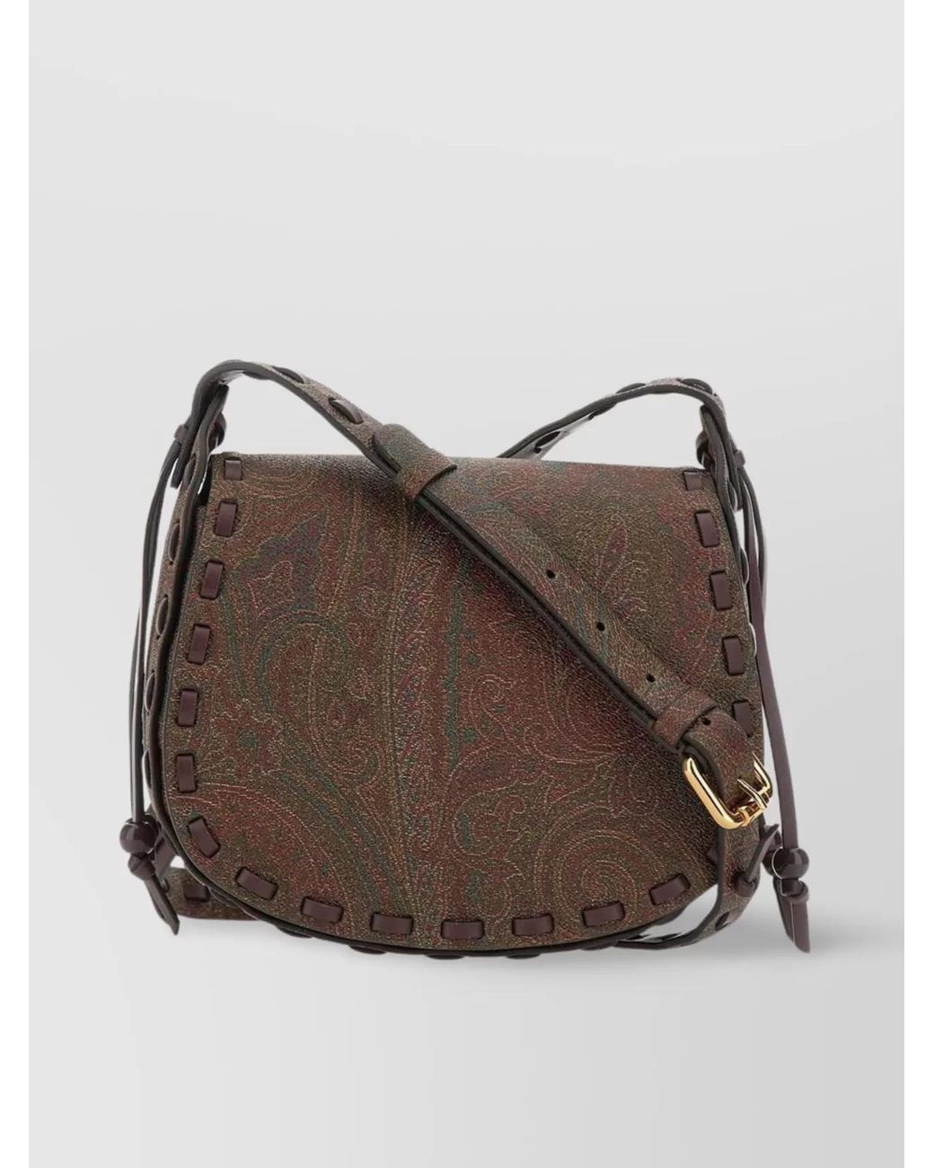 Etro Brown Arnica Small Crossbody Bag