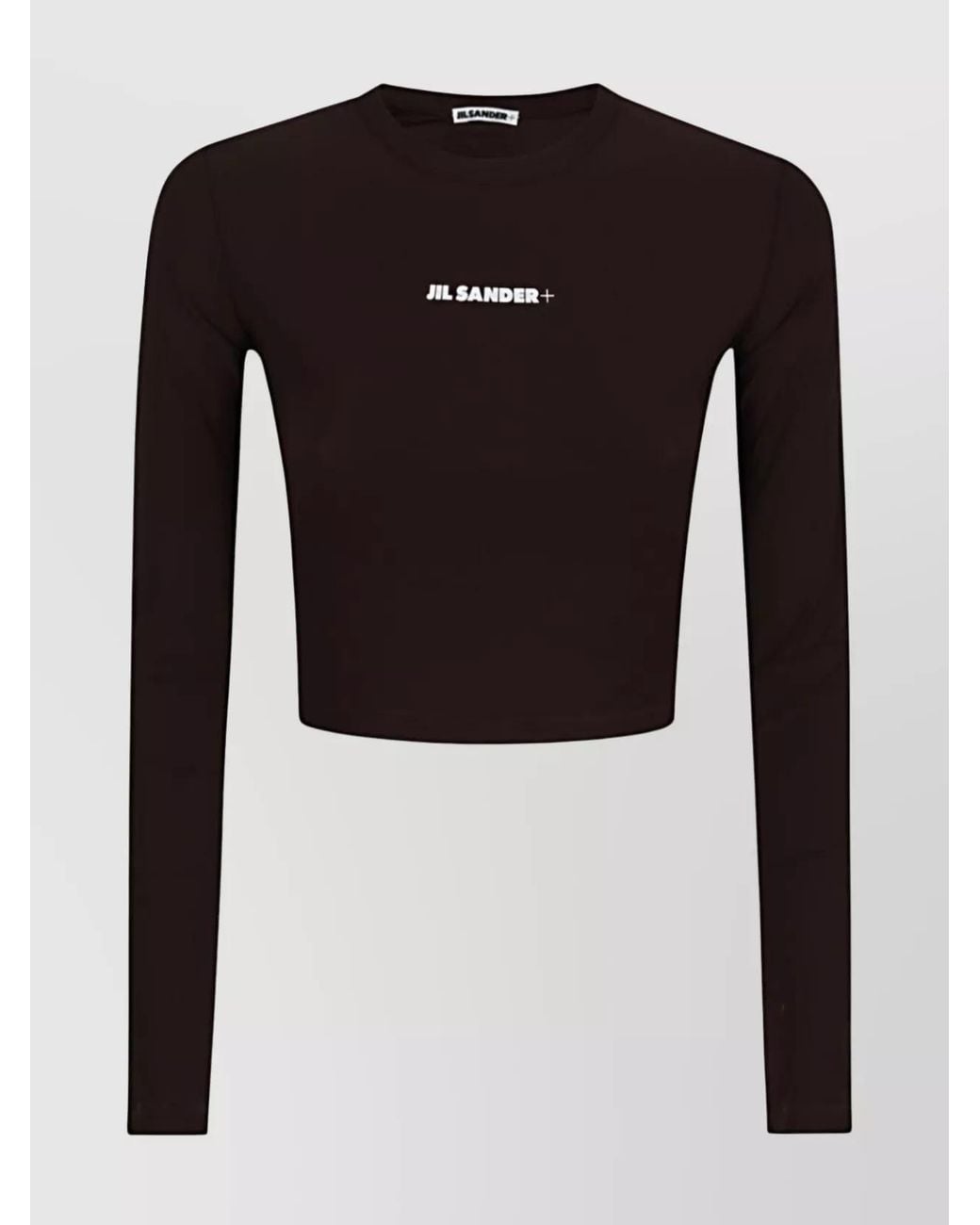 Jil Sander Black Fitted Long-Sleeve T-Shirt