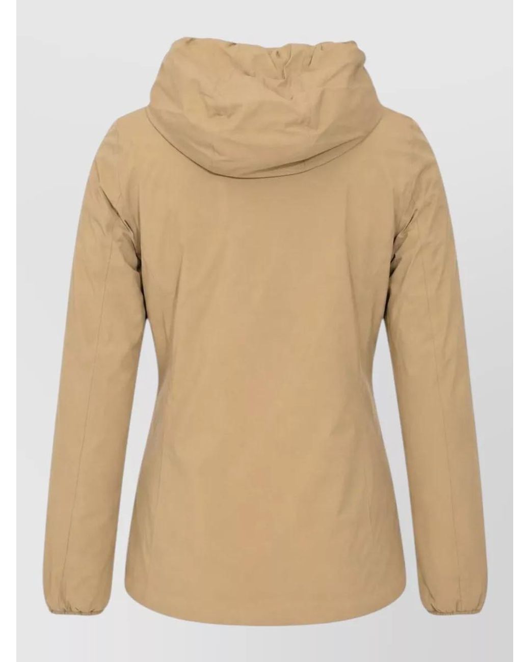 K-Way Natural Reversible Hooded Parka Coat