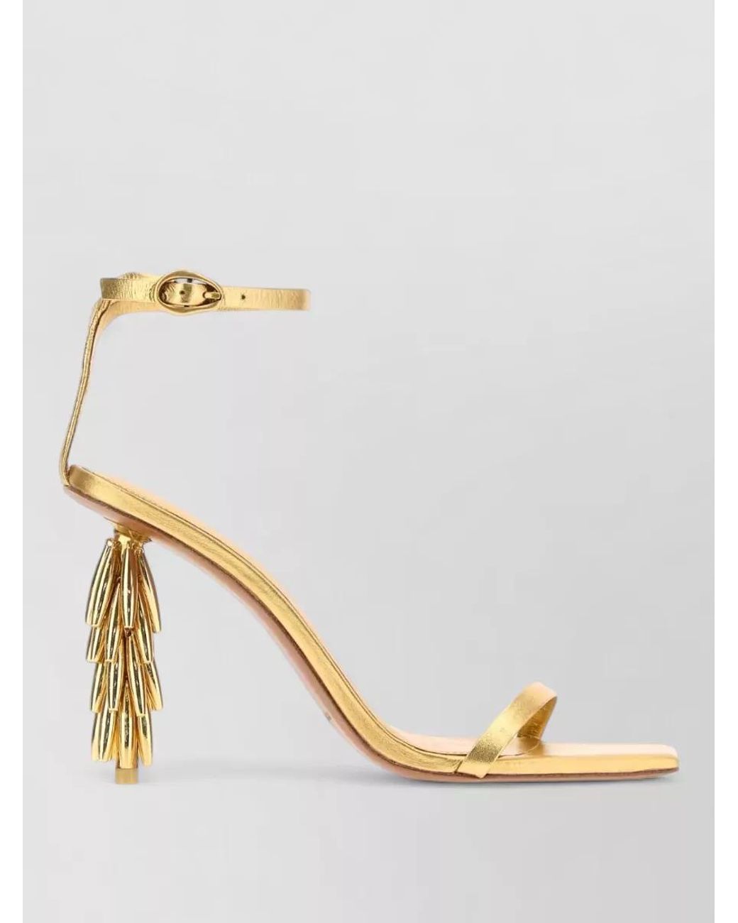 Cult Gaia Metallic Leather Sunella Sandals