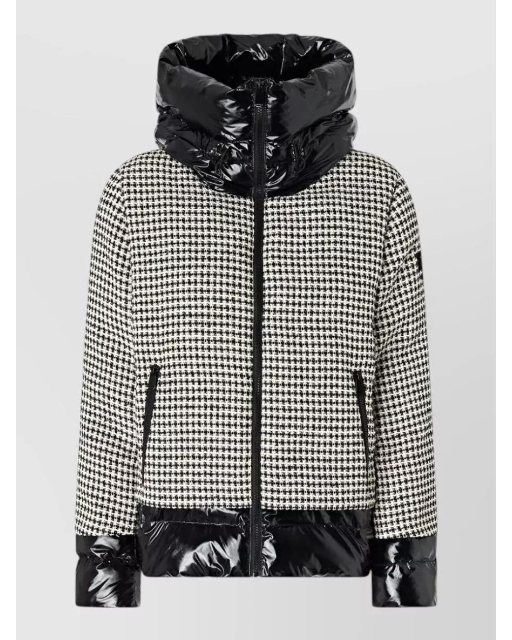 Pinko Multicolor Quilted Parka Coat