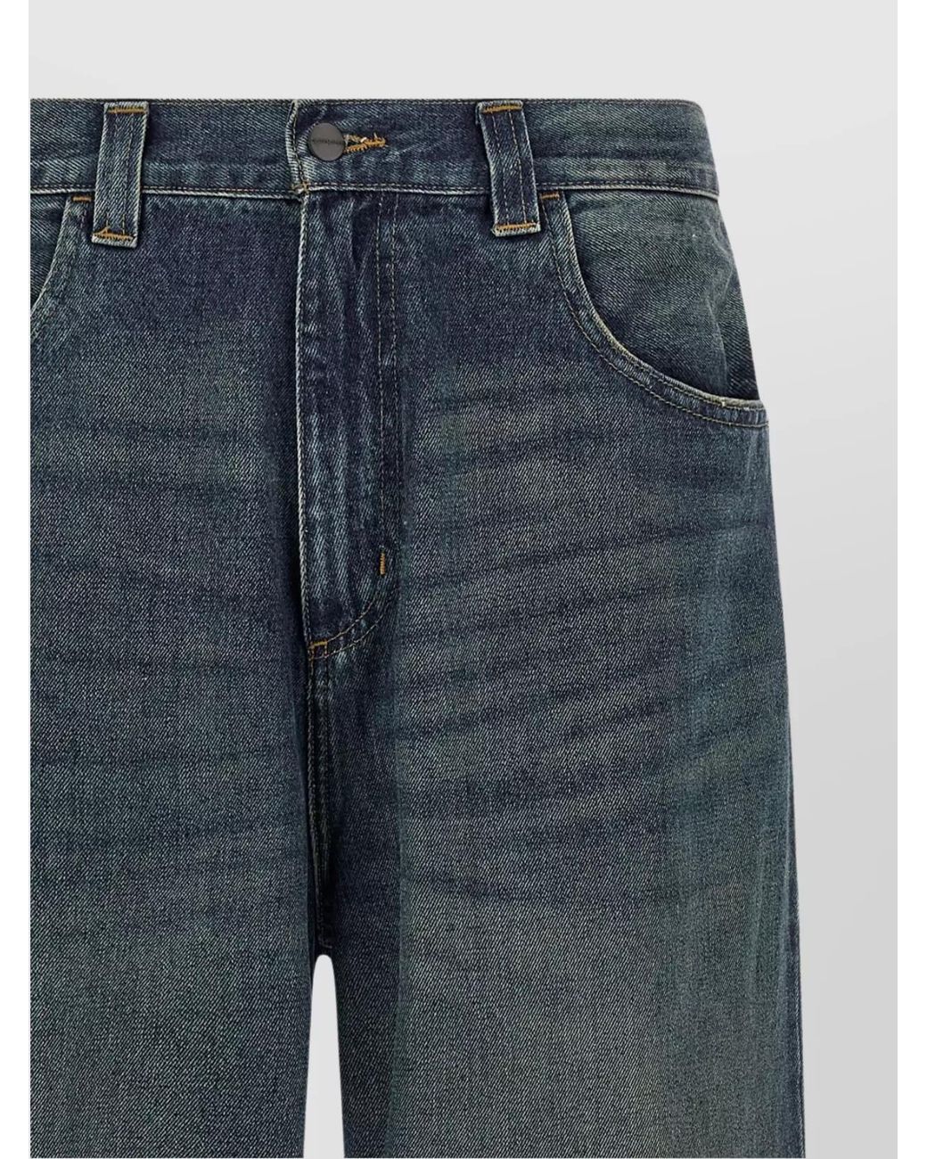 Carhartt Blue 'Brandon' Trousers Featuring Belt Loops for men