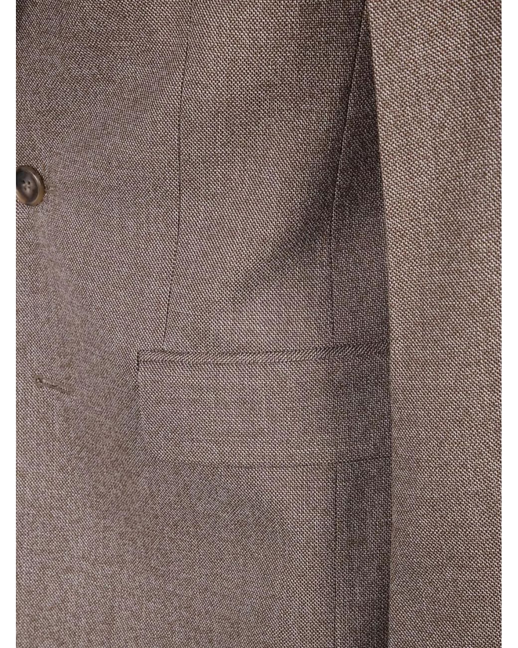 MM6 by Maison Margiela Brown Wool Blazer