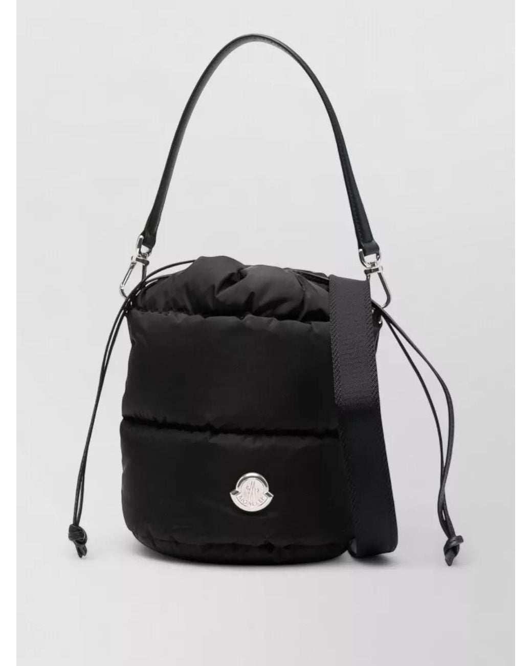 Moncler Black Caradoc Nylon Bucket Bag