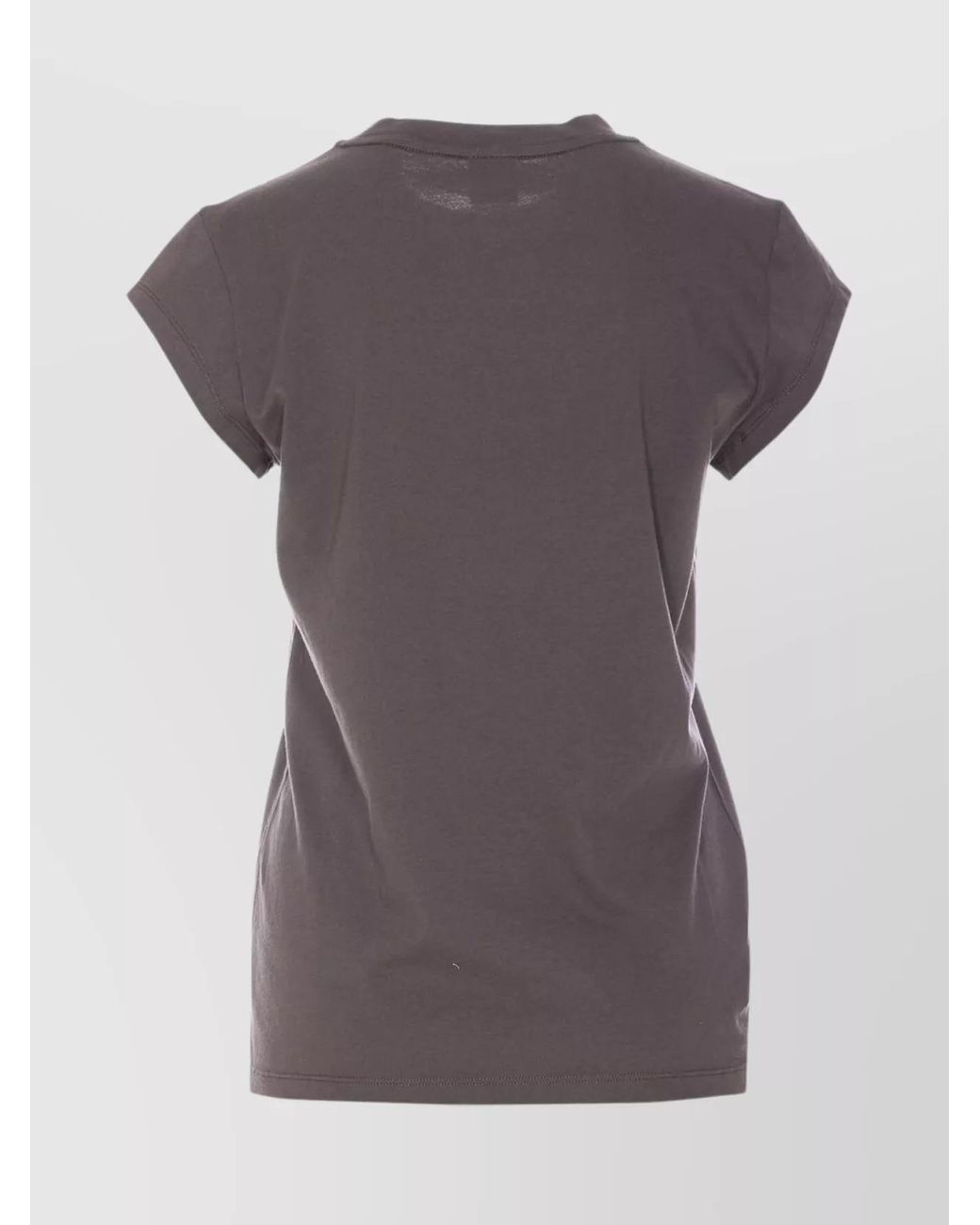 Pinko Gray Crystal-Embellished Printed T-Shirt