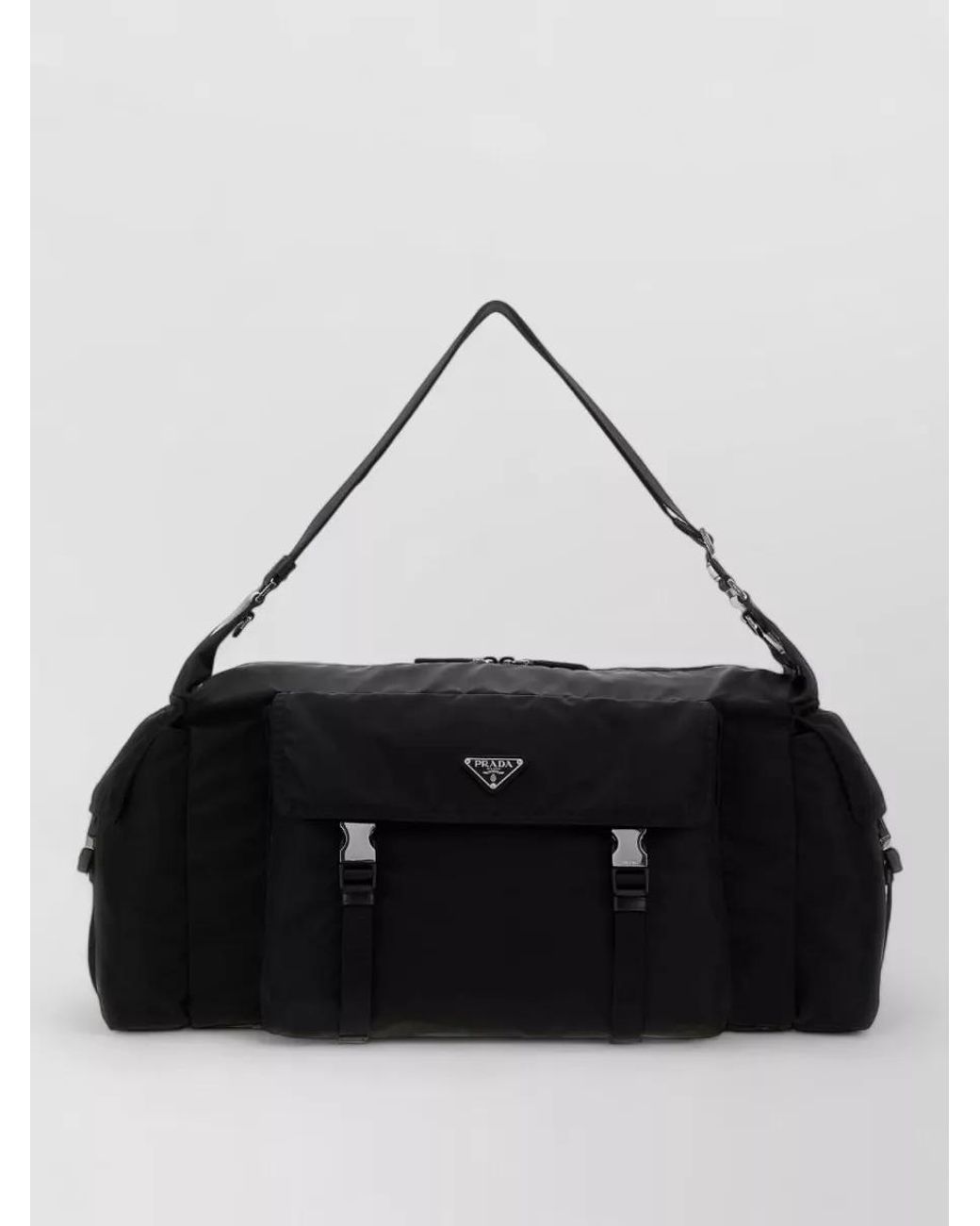 Prada Black Recycled Nylon Shoulder Bag for men