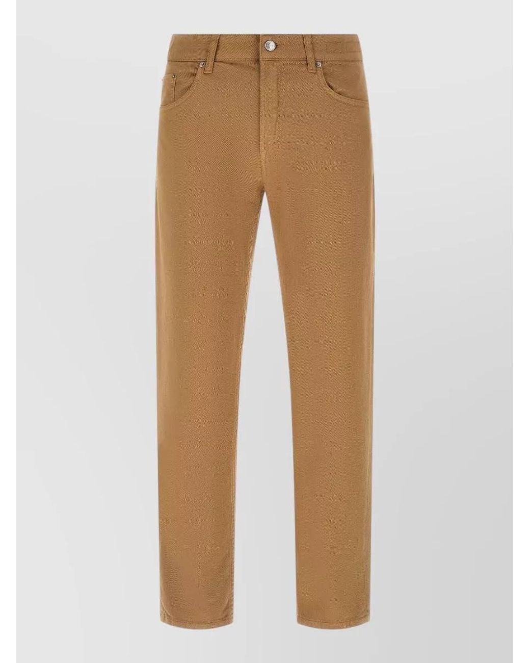 Department 5 Natural Denim High-Rise Cropped Straight-Leg Jeans for men